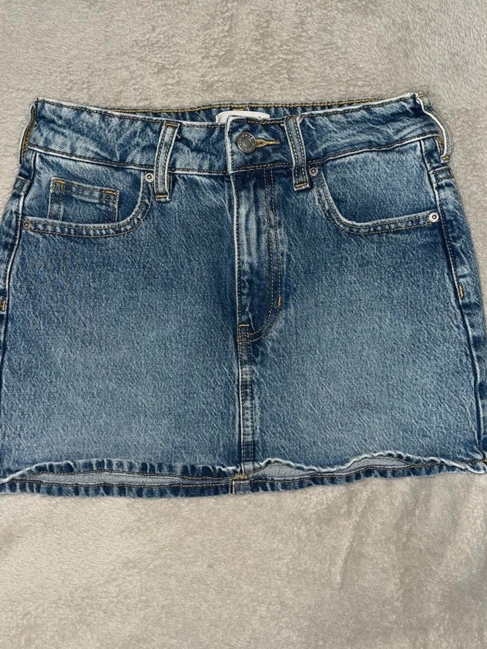 Pacific Sunwear Blue Denim Mini Skirt